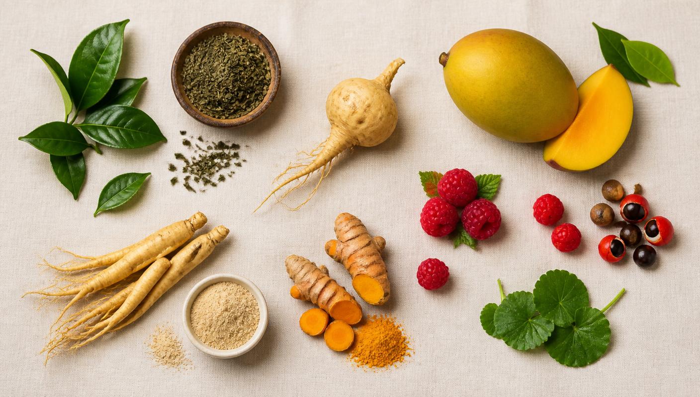 Keto Vera botanical formula ingredients including green tea, maca root, African mango and raspberry